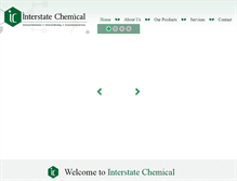 Tablet Screenshot of interstatechem.com